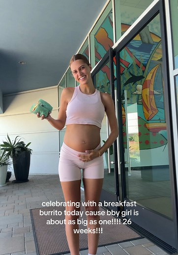 Celebrating 26 Weeks Pregnant with a Breakfast Burrito