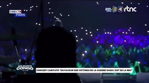 Dadju avec le tube « DIEU MERCI » au concert Solidarité Congo à l’Accor Arena 🇨🇩🔥 | Buzzcongo01