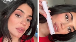 Kylie Jenner looks radiant as she launches her new mascara and liquid eyeshadow