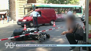 90' Enquêtes - Au coeur de la brigade des accidents de la route