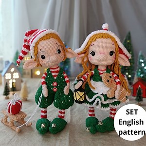 Christmas Crochet Elf Doll Pattern: Amigurumi Elves (PDF English Pattern) - Etsy Australia