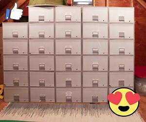 Favorite Christmas decoration storage idea! This is how I store our Christmas decor... 1️⃣. These bins are SUPER sturdy 👉 https://bit.ly/3Gvk7SF 2️⃣. And here's my go-to label maker 👉 https://bit.ly/3TQHclD (affiliate links) #organizing #organizingtips #organizingtricks #storageideas #storagetips #storagetricks | The Heathered Nest