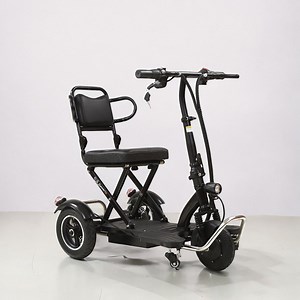 [Hot Item] Ultra Light-Weight Portable Auto-Fold Transformer Sturdy Aluminum Frame Travel Electric 4-Wheel Mobility Scooter Convenient for Old or Disabled Elderly Adult