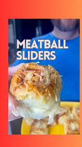 Easy Meatball Sliders. Quick and easy recipe 👇🏾 Meatball. Marinara. Cheese. On fluffy Hawaiian rolls. What more could you ask for? You’ll need: 1 pack Savory Butter Hawaiian Rolls ( we used @kingshawaiian) Melted butter 1 tsp Garlic powder or Italian seasoning 12 Frozen meatballs ½ cup Marinara sauce 2 cups Shredded mozzarella cheese Steps: 1️⃣Preheat your oven to 350°F 2️⃣Gently cut out little circles in the center 3️⃣Brush on melted butter love, then sprinkle some Italian seasoning or garlic