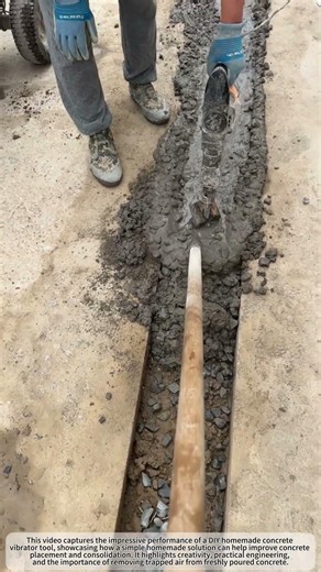 DIY Homemade Concrete Vibrator Tool Actually Works! 😲