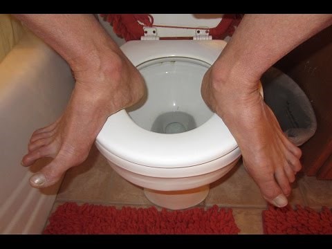 How to Squat on Toilet! Caution Heavy People! Avoid WEAK Toilets!