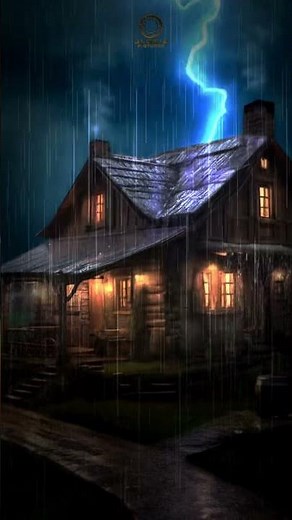 Thunder and Rain Outside the Window 🌙 Deep Sleep Nature Sounds sleep