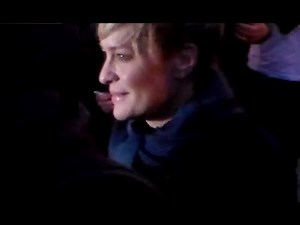 Robin WRIGHT & Ben FOSTER @ Paris Fashion Week 27 january 2015 show Armani Privé