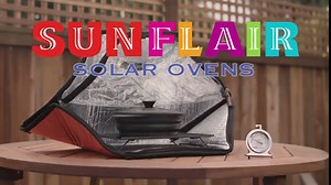 Sunflair Mini Portable Solar Oven (Orange)