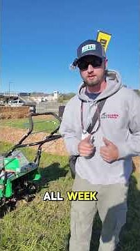 Billy goat aerator at equipment expo 2025 #equipexpo #landscaping #lawncare #business