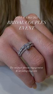 ✨ Imagine trying on these gorgeous engagement & wedding ring sets and see the sparkles on you… ✨ Our Bridal Couples Event will be held on Friday 28th Feb & Saturday 1st March. It’s a chance for you to find out more engagement & wedding rings and try on your dream sparklers. ✨ There will be special offers on the day just for you, so save the date and book your spot at info@mazzone.com.au or 8223 5447. | Andrew Mazzone Design Jewellers