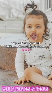 98K views · 163 reactions | Top 20 Most Beautiful Girl Names According To Science | Baby Names & Gems | Facebook