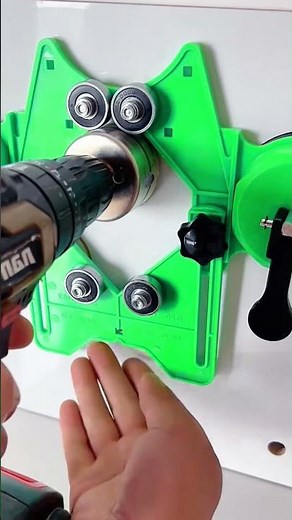 Tile hole positioning aids #tools