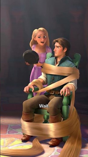 out of the frying pan, into the hair #Tangled #Freeform #30DaysOfDisney