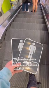 Switching bathroom signs at the mall... #BVIRAL | Student Struggles