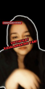 6.1K views · 34 reactions | VICTIM KA?樂 Kasalanan mo yan! Victim Precipitation Theory #Victimology #Criminology #CriminologyCourse #fbreelsfypシ゚viral | Criminology Course | Facebook
