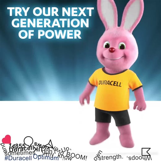 #DuracellOptimum */**Claim on AA only. *Extra battery life in Digital Camera vs the Minimum Average Duration of the 2021 IEC AA high drain application test (www.iec.ch) **OR Extra battery power in certain devices vs. next best Duracell alkaline AA. www.Duracell.info | Duracell