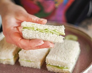 Vegan Cucumber Tea Sandwiches