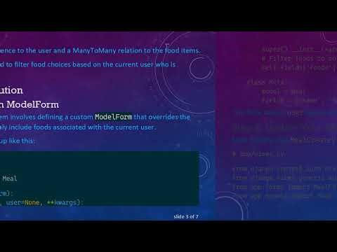 How to Customize CreateView in Django to Show Only User-Specific Objects