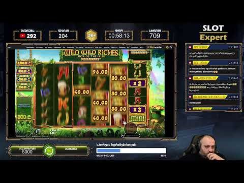 Slot Expert სტრიმი N709 - დეპოზიტი: 5000 Bonus Hunt - გათამაშება 300 ლაიქზე ! ! !