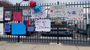 4.6K views · 209 reactions | The growing tribute outside UC Medical Center gives a glimpse at the love and support being shown for Damar Hamlin | FOX19 | Facebook