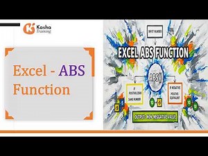 Excel ABS Function Explained | Absolute Value Made Simple with Examples