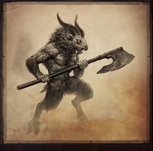 Khazra Warriors are a species corrupted beyond repair. Once human, they are now fearsome, axe-wielding goatmen known to go on frenzied rampages. 📖 ℌ𝔬𝔯𝔞𝔡𝔯𝔦𝔠 𝔅𝔢𝔰𝔱𝔦𝔞𝔯𝔶 | Diablo Immortal