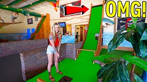 Awesome homemade mini golf course!