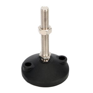 [Hot Item] Carbon Steel Nickel Plated Thread M8 Adjustable Nylon Feet
