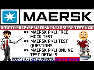 MAERSK PI/LI ONLINE TEST PREPARATION||FREE MOCK TEST||PI/LI TEST QUESTIONS||PI/LI TEST FULL DETAILS