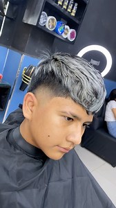 Mechas platinadas🥶 #mechasplatinadas #barberia #mullet #keyubarbero #viral | Keyu barbero