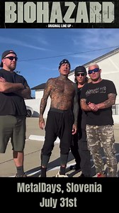 22K views · 1.6K reactions | 7 days until BIOHAZARD hit Europe! Tickets: https://bnds.us/pn6v2r #biohazard #restart #metal #hardcore #punk #brooklyn #BillyGraziadei #BobbyHambel #DannySchuler #EvanSeinfeld | Biohazard | Facebook