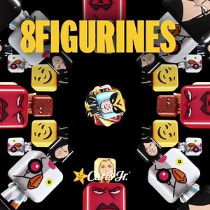 Make any combo an [adult swim] meal for a chance to collect all 8 limited edition figurines. | Carl's Jr.