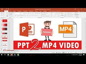 Convert PowerPoint to MP4 Video 1080p | PPT to MP4