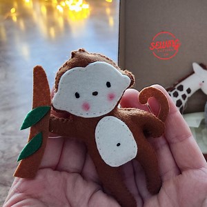 DIY Monkey Plushie Sewing Pattern - Jungle Baby Shower Decor - Instant Download PDF Tutorial - Etsy