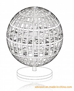 [Hot Item] pH4 P4 SMD2020 RGB Full Color Ball Shape Full Circular Creative Design Sphere LED Display