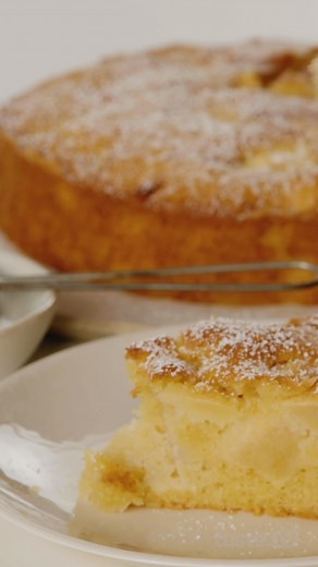 20K views · 107 reactions | This French apple cake is fluffy, moist, and the perfect way to use up those extra apples! Traditionally this style of apple cake contains rum, but we’ve used milk instead - feel free to swap! Click the link in our Instagram bio for the full recipe or Google “Taste French apple cake”. Recipe by @kitcheninkau #easybaking #applecake #afternoontea #baking #dessert #cake | Taste.com.au | Facebook