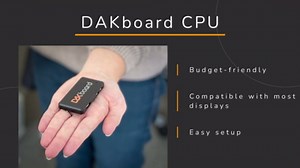 DAKboard CPU v5 - DIY Smart Home Display, Shared Family Calendar & Organizer with Todos & Digital Photo Frame