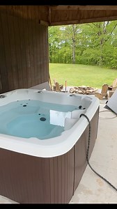 Hot Tub Install at our pre-existing cabin rental. | The Roaming Lions