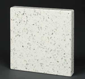 [Hot Item] Polished Artificial Quartz Stone Diamond/Glass White for Countertop/Table/Worktops