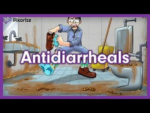 Antidiarrheals (Loperamide) Mnemonic for Nursing Pharmacology (NCLEX)