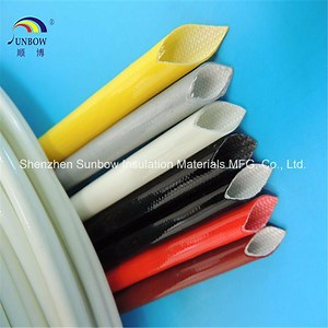 [Hot Item] High Temperature Fiberglass Braid Insulation Sleeve of Silicone Resin Coated