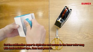 11oz Set of 12 Sublimation Blanks Ceramic Coffee Mug with Heart Handle for Tea, Milk, Latte, Hot Cocoa,Red Inner and Handle