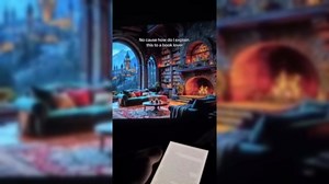 Window Projector – Fantasy Projector for Reading, Built-In Speaker & 210° Rotation,Mini 4k Supported Smart Projector with ±15° Auto Correction, Cozy Reading & Bedroom Immersion (White)