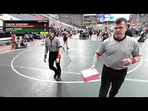 145 Lbs 1st Place Match - Kaden Keiser, South Dakota Vs Carson DesRosier, Sudden Victory Wrestling
