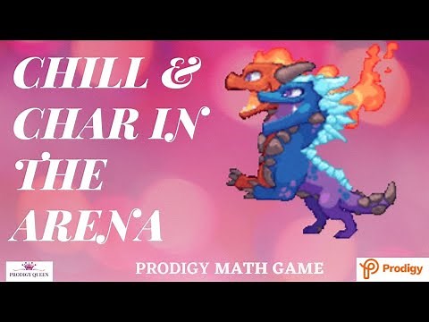 PRODIGY MATH GAME | Chill & Char LEVEL 100 Epic battling in the Prodigy Arena.