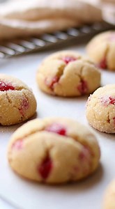 298K views · 2.4K reactions | Maraschino Cherry Sugar Cookies...