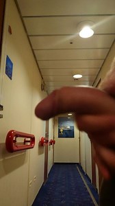 Wanking on ferry boat