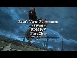FFXIV E5S | Ramuh (Savage) Clear | RDM PoV (Very professional kill)
