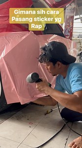 1.4K views · 376 reactions | Tehnik pemasangan sticker. #Stickers #sticker #edukasi #education #tutorials #tutorial #wrappingsticker #wrapping #wrapcar | Icank Bintang Sticker | Facebook